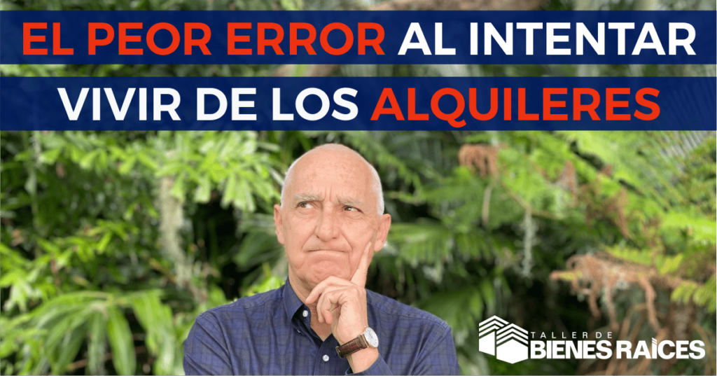 Carlos Devis pensando en el peor error al intentar vivir de los alquileres