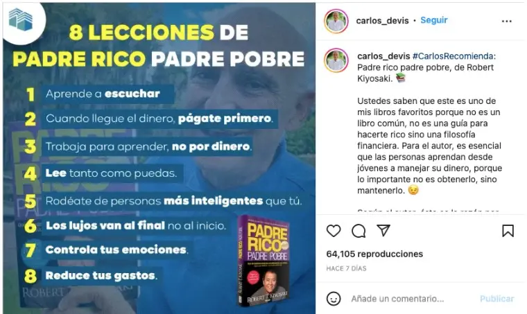tips de leecciones padre rico padre pobre