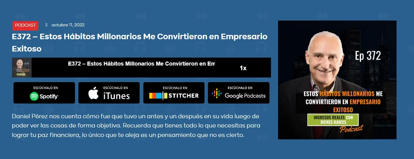 mejor podcast octubre 2022