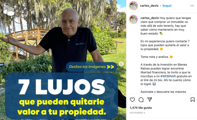 post de 7 lujos Carlos