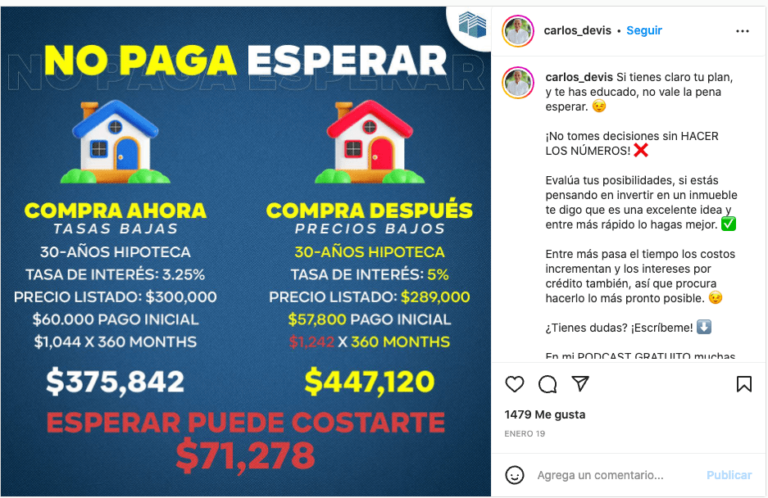 Imagen de instagram enero 2023
